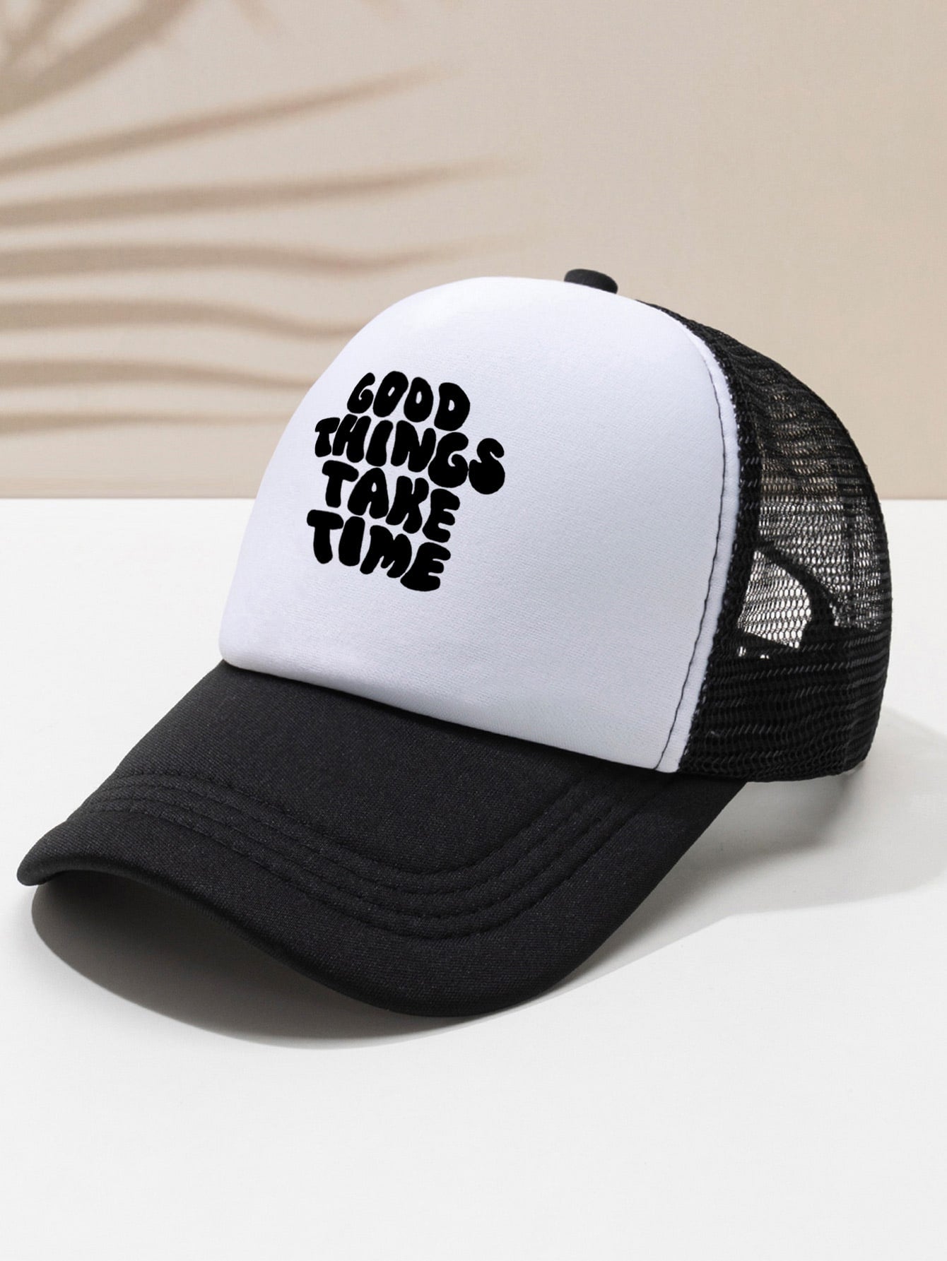 Men Slogan Graphic Trucker Hat For Daily Life Street