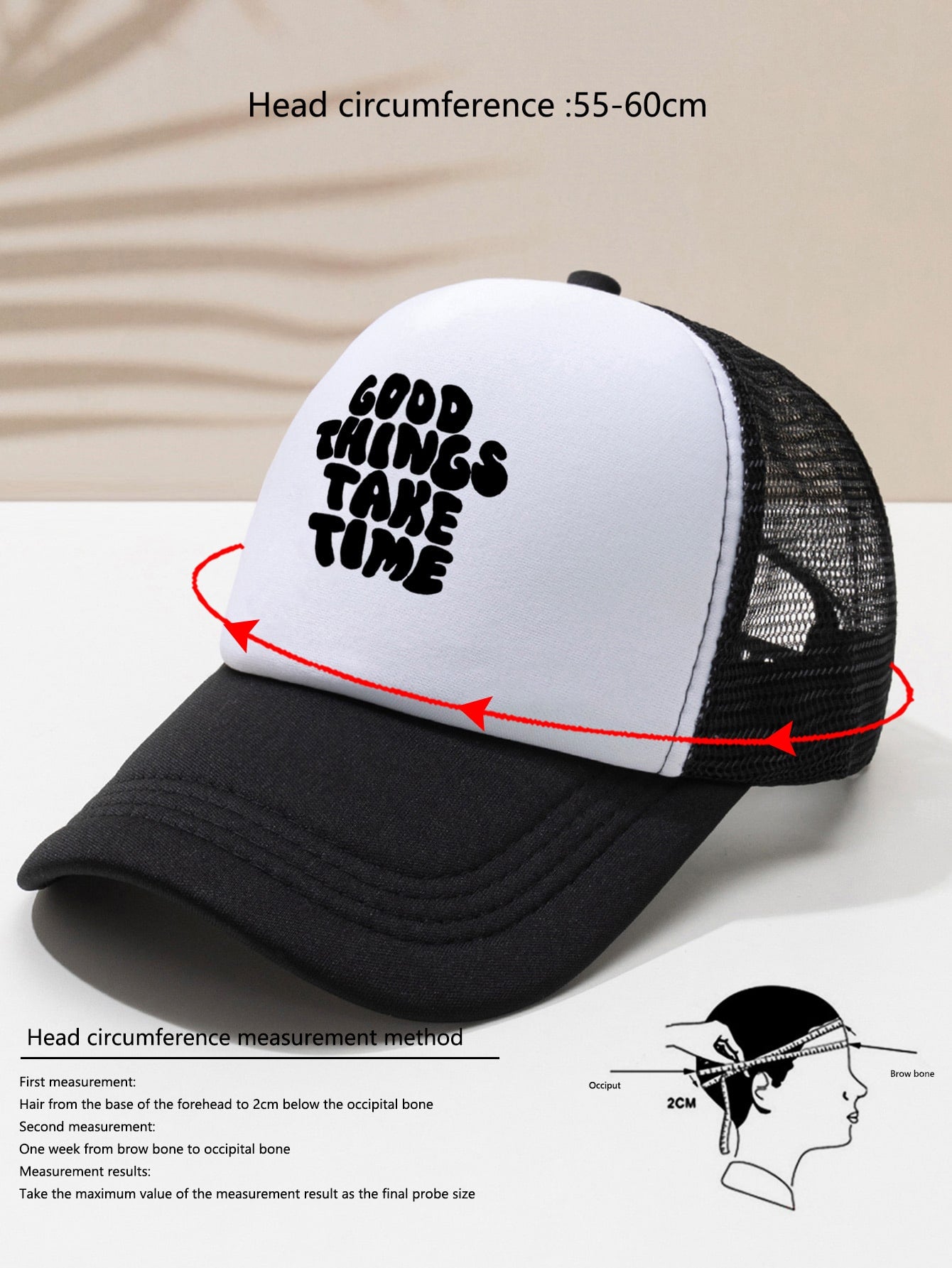 Men Slogan Graphic Trucker Hat For Daily Life Street