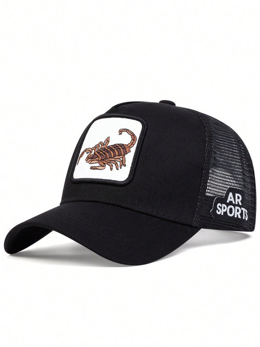 Men's Scorpion Embroidery Baseball Cap