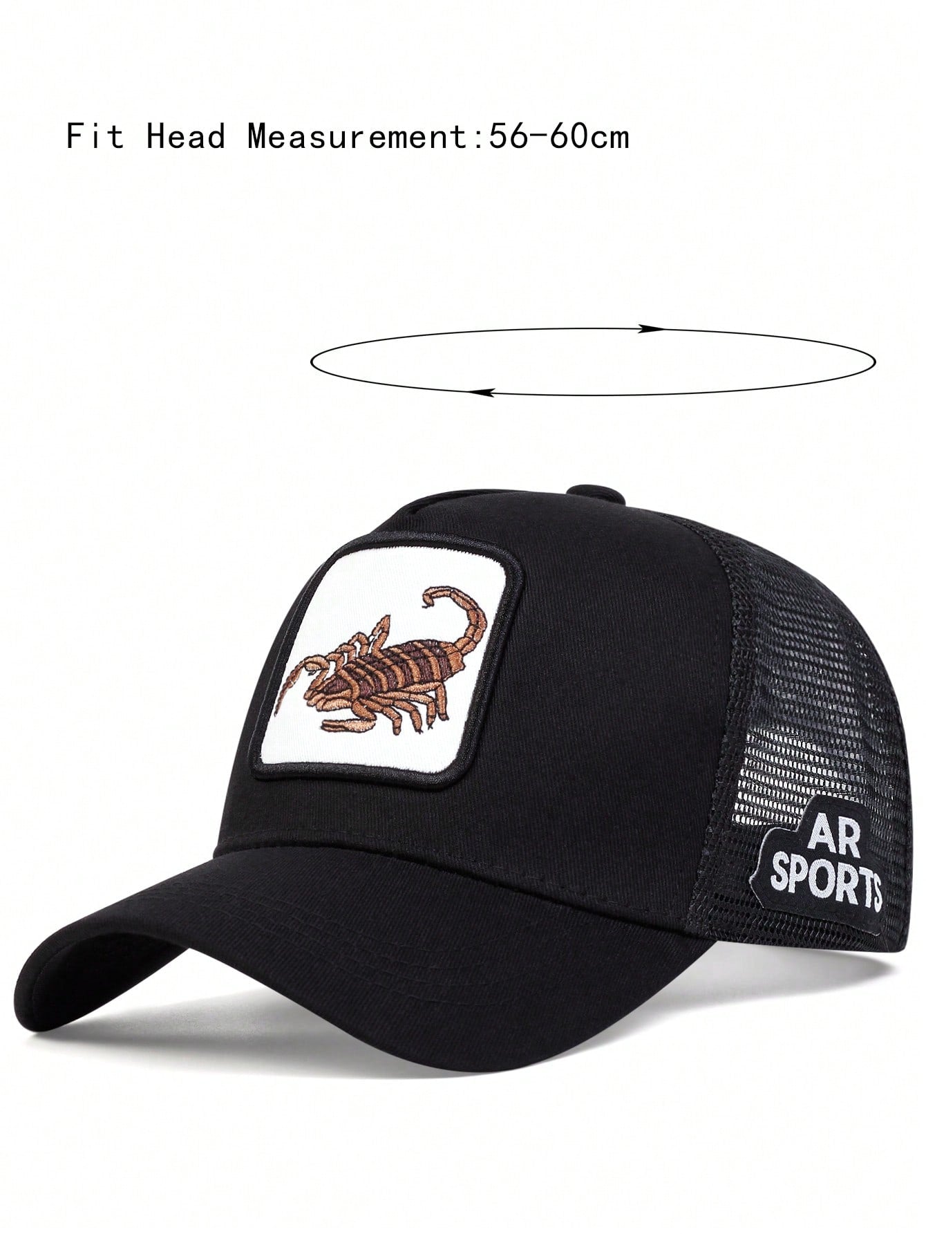 Men's Scorpion Embroidery Baseball Cap