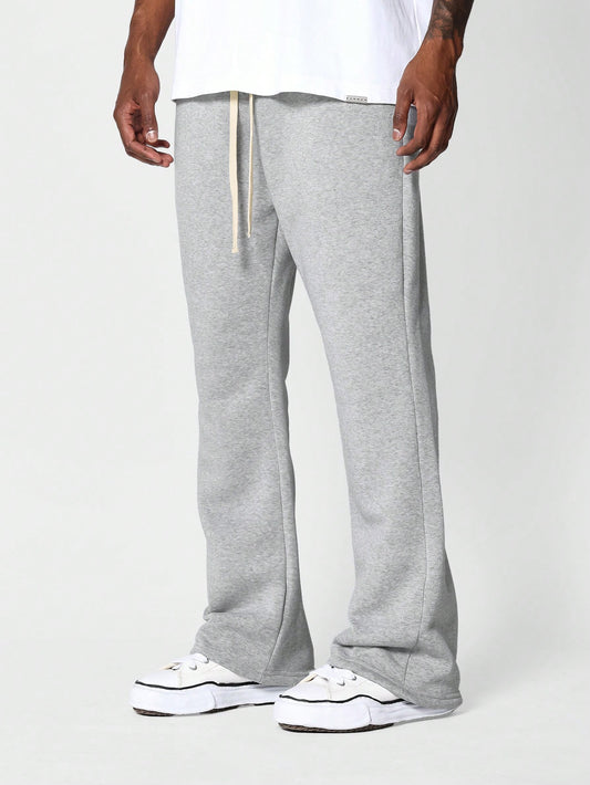 Flare Fit Sweatpants With Drawcords