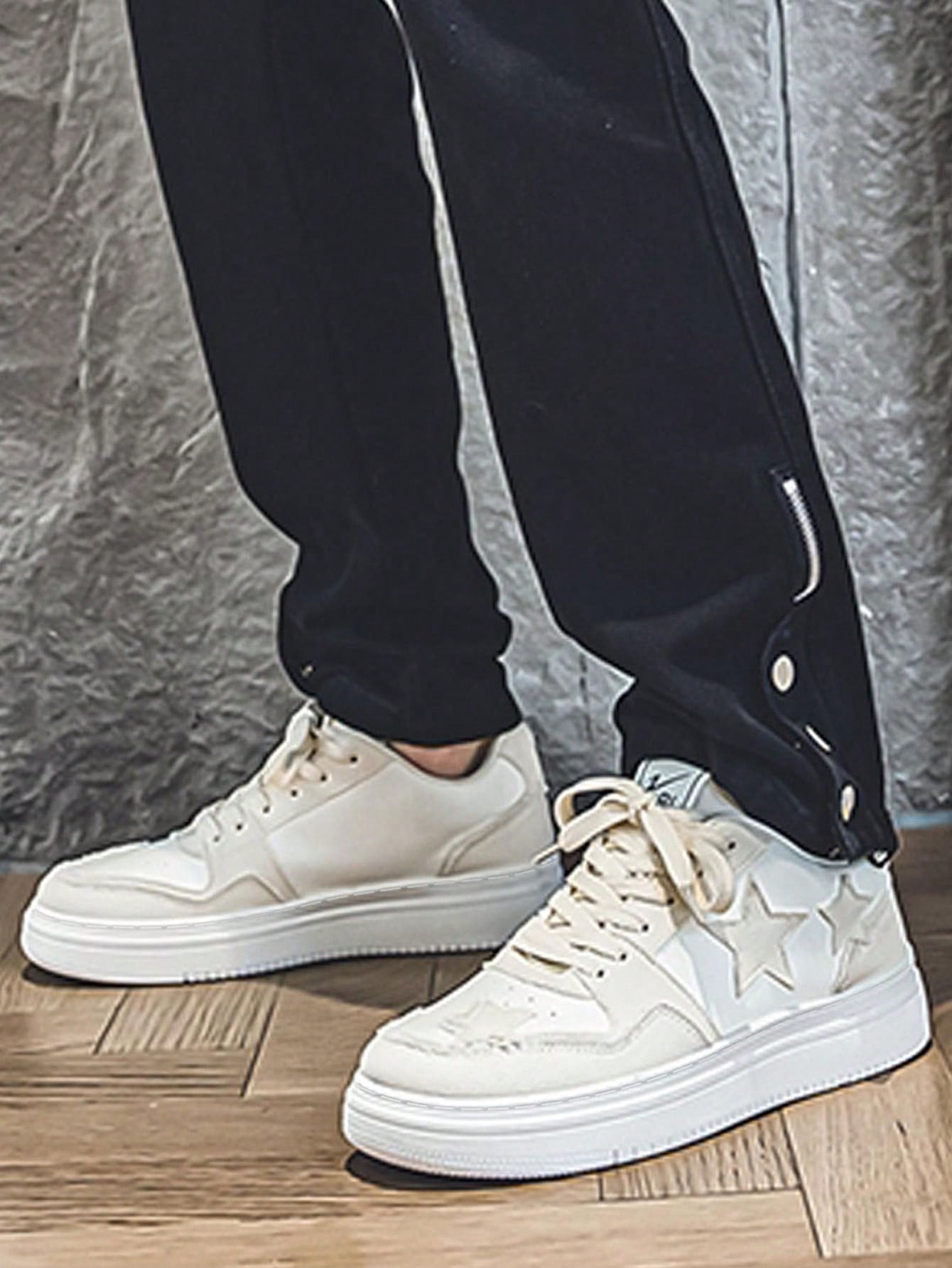 Star boy Lace-Up Sneakers